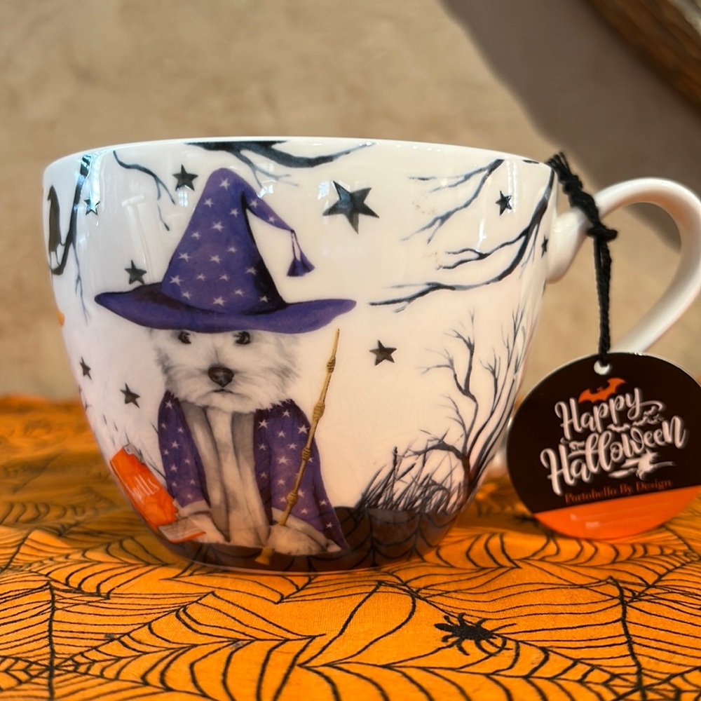 Portobello By Design Wizard Westie Halloween Mug (6 available)